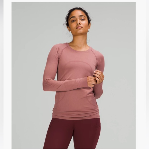 lululemon athletica Tops - Lululemon SWIFTLY TECH LONG SLEEVE SHIRT 2.0 Spiced Chai/Spiced Chai Size 18 NWT